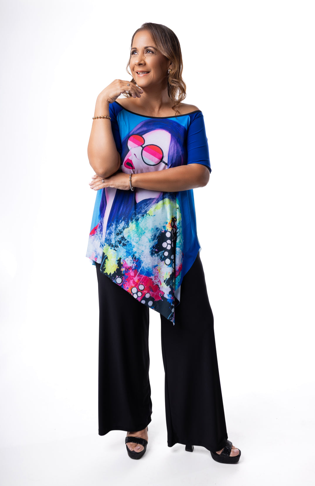 Valeria irregular Tunic OMDAYA