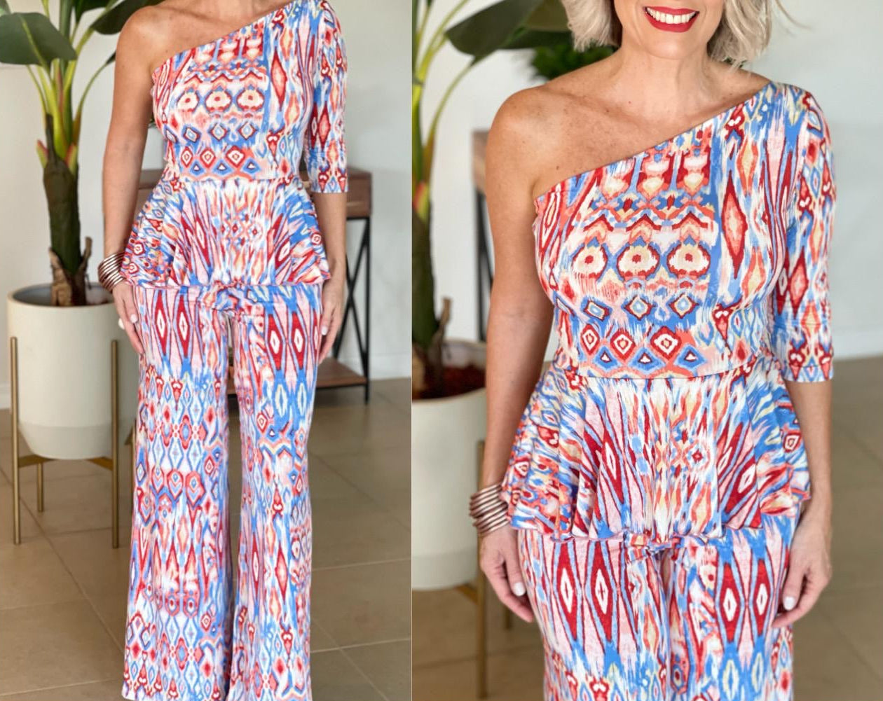 One Shoulder pemplum manga 3/4