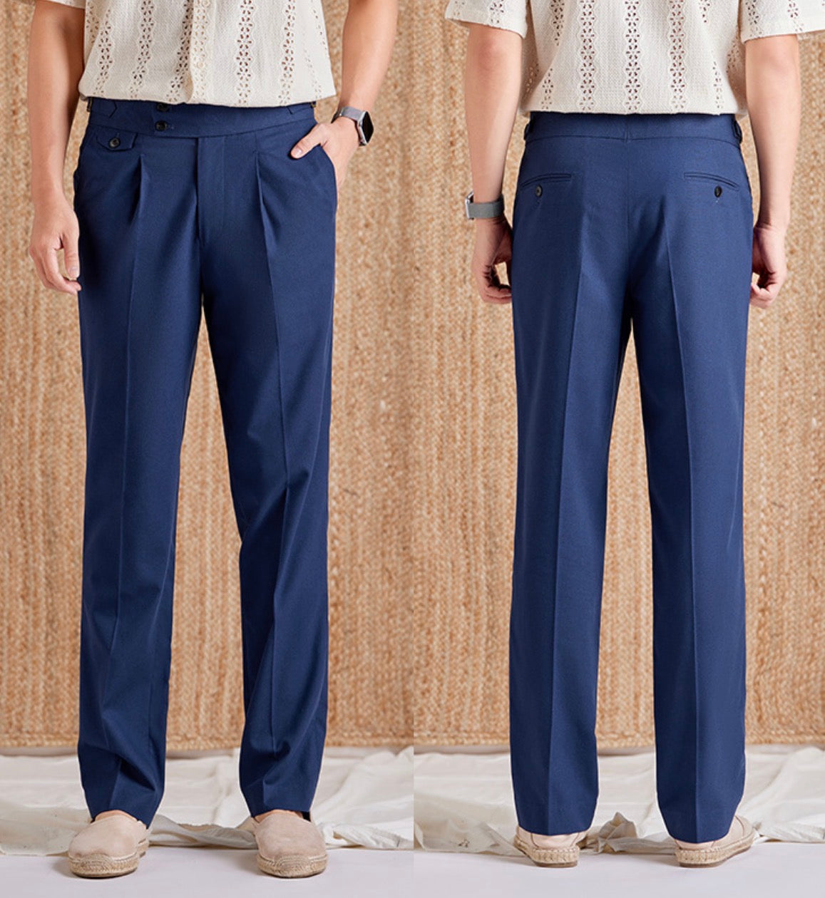 BLUE GURKHA TROUSER