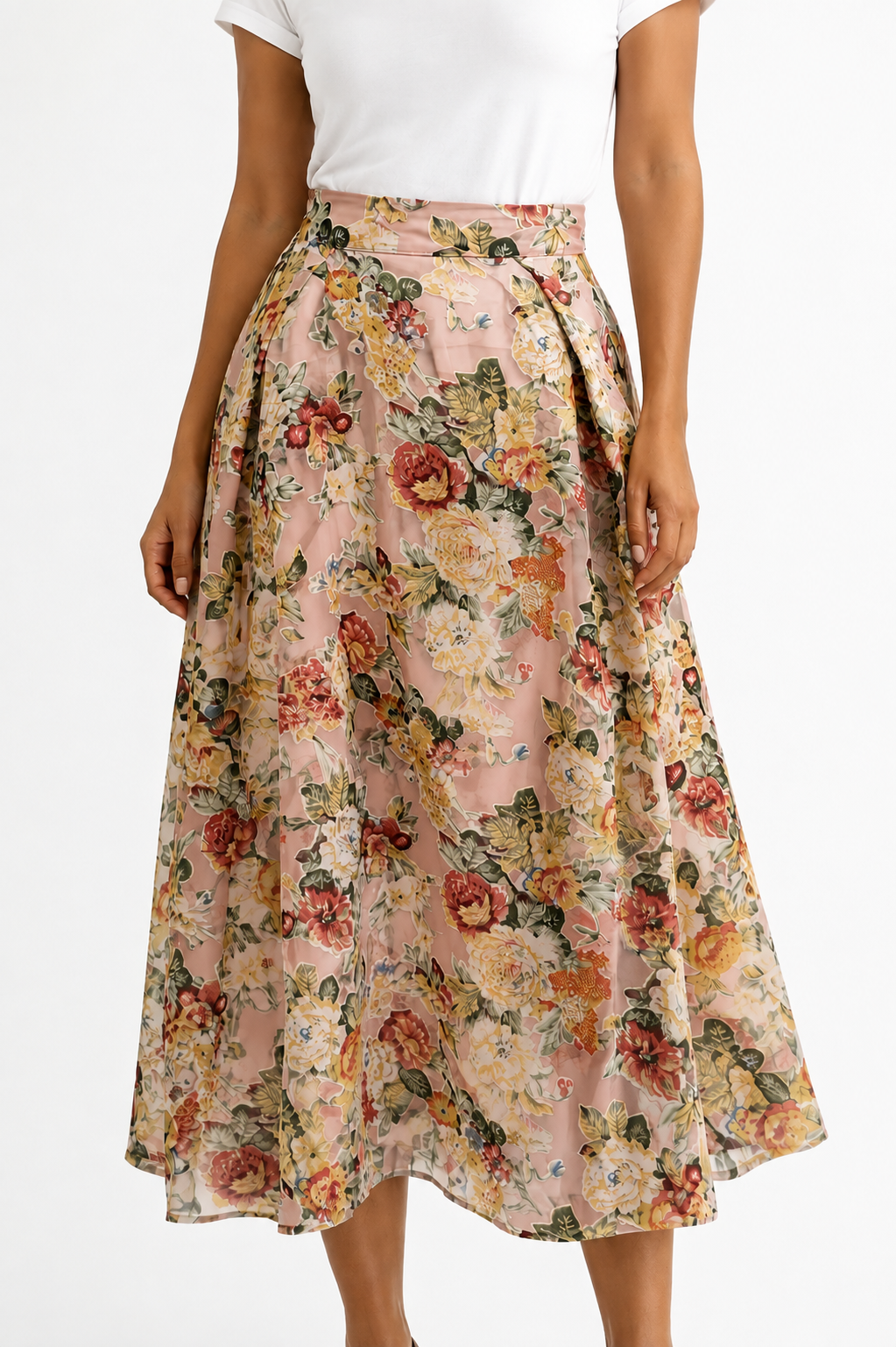 Rosy Bloom Skirt