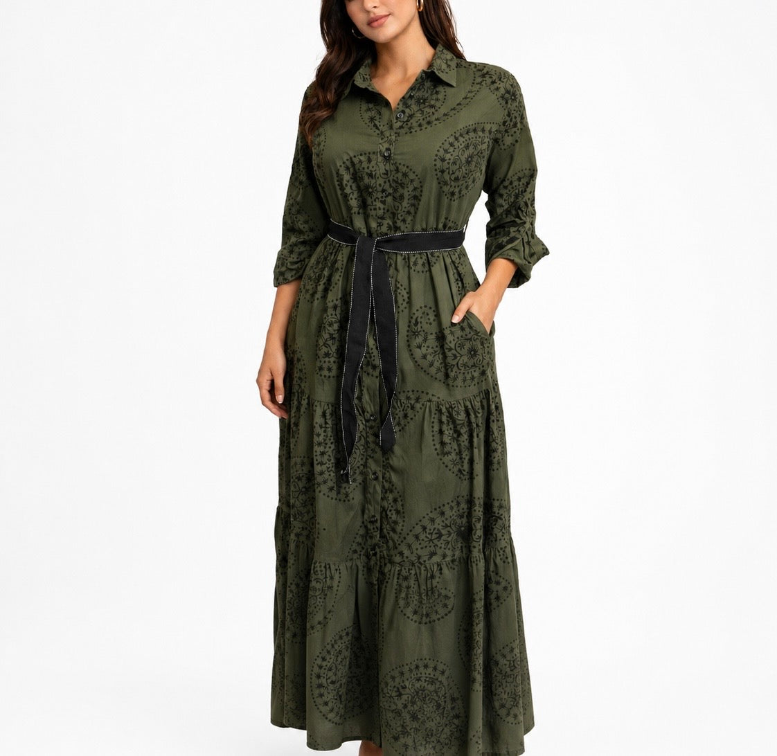 OLIVE NOIR DRESS