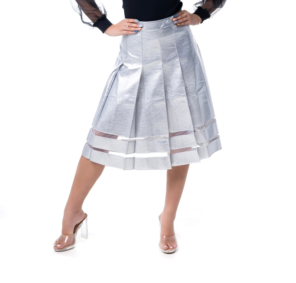 Falda silver