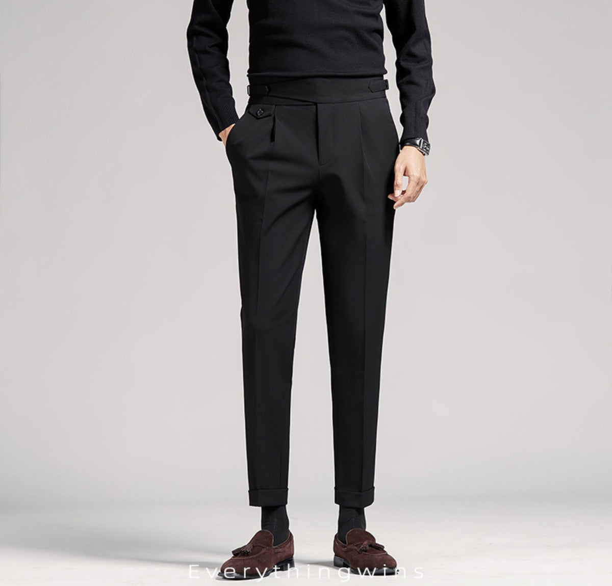 BLACK GURKHA TROUSER