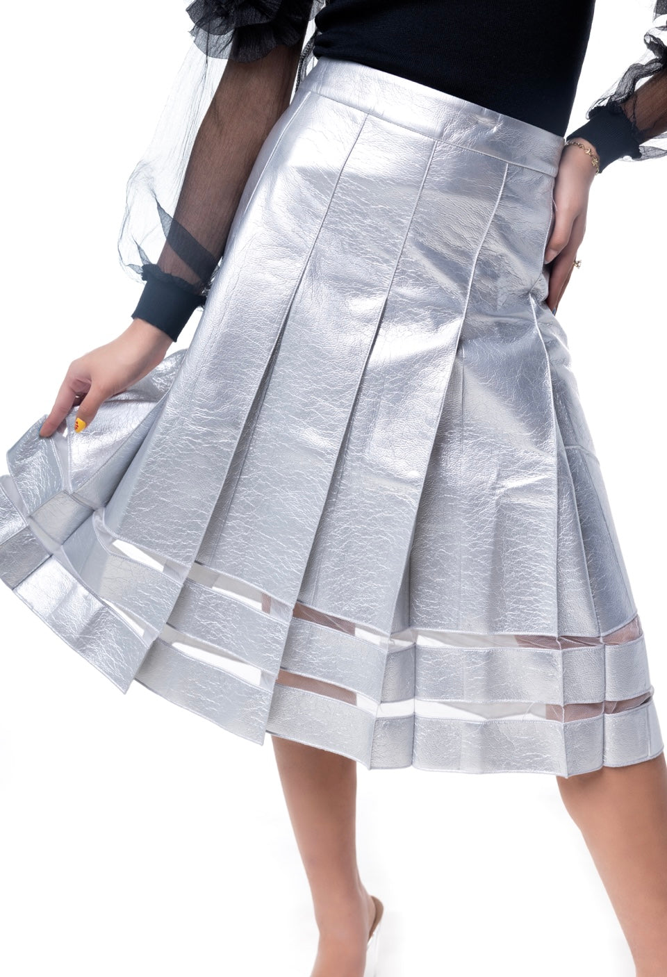 Falda silver