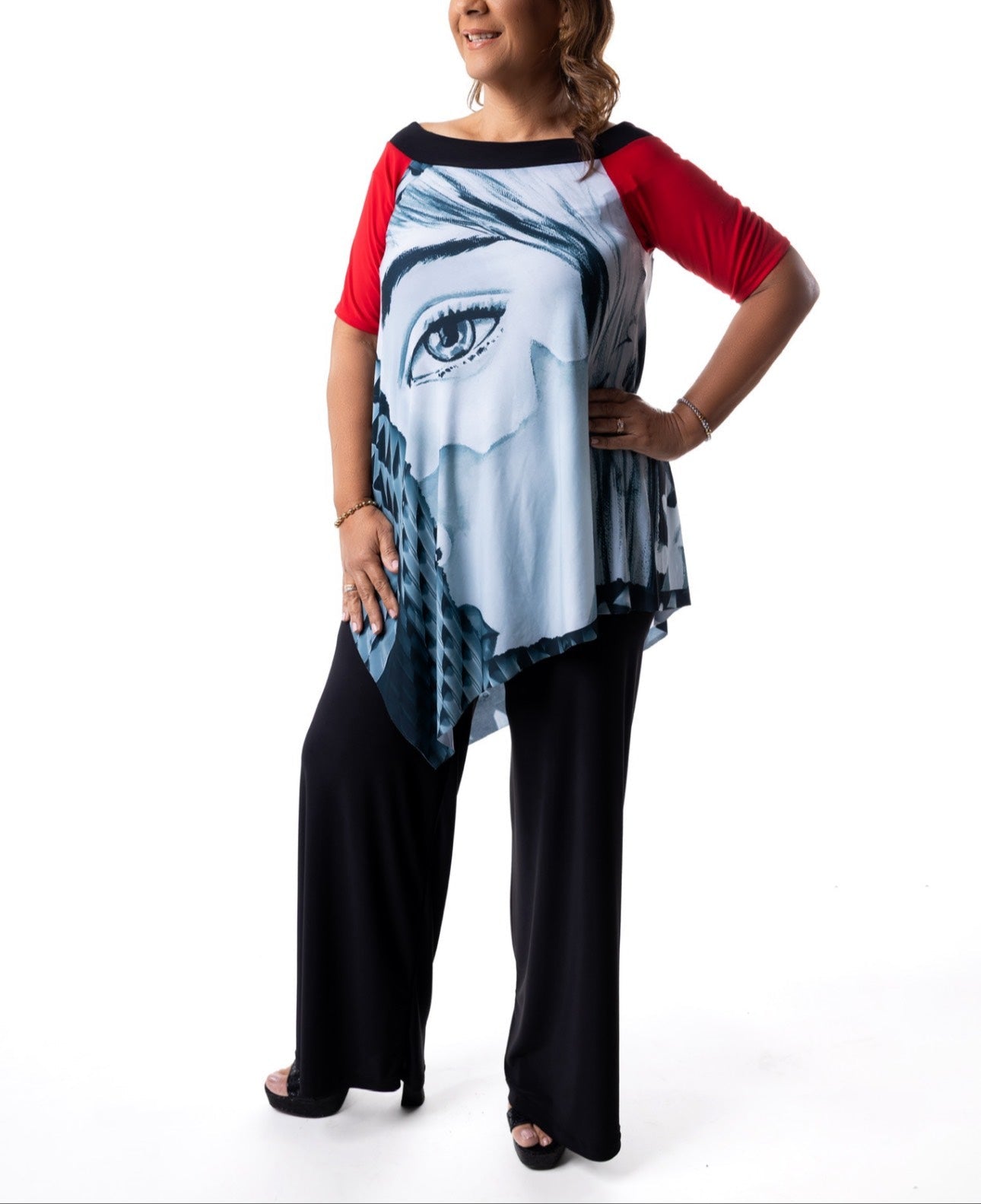 Valeria irregular Tunic OMDAYA