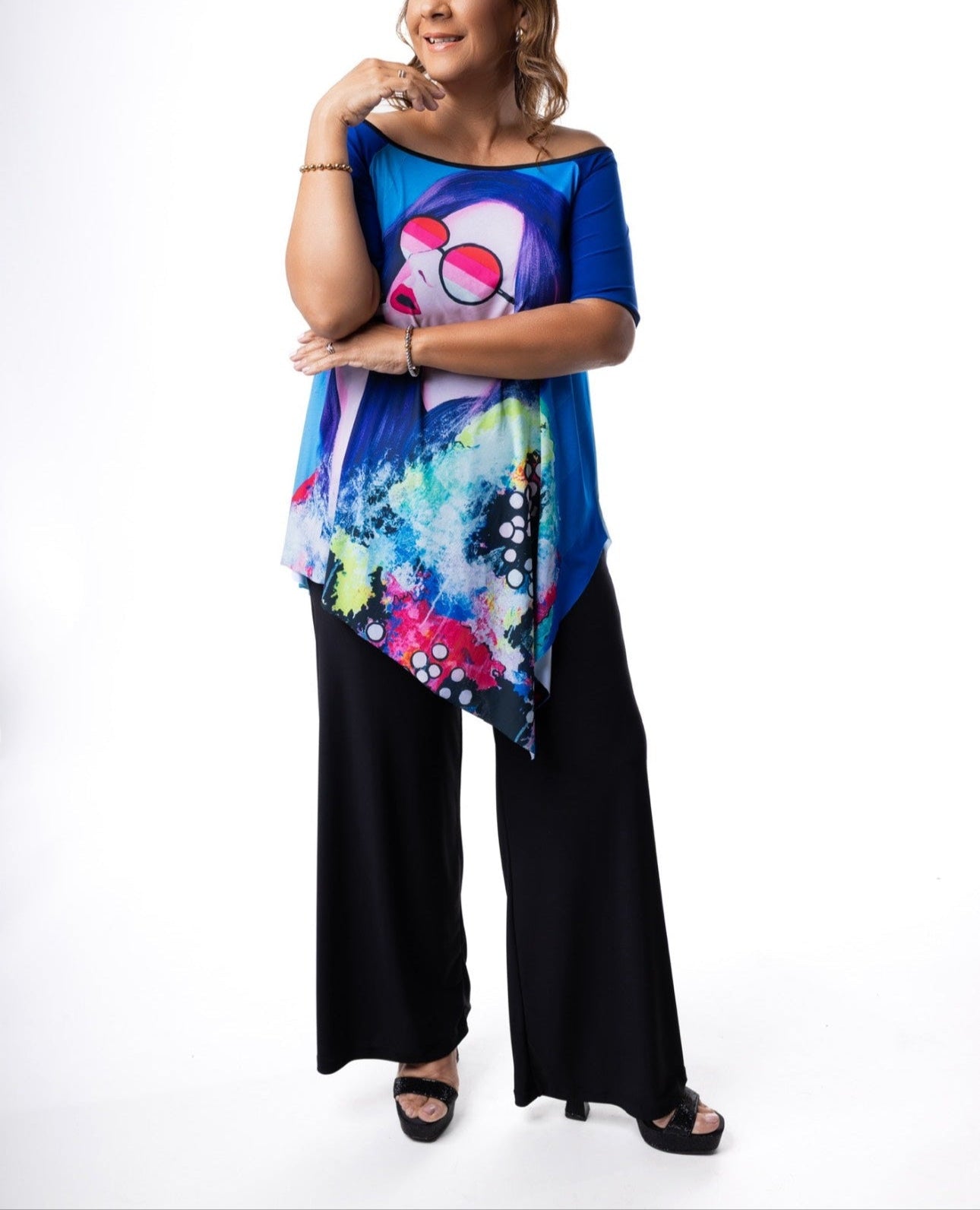 Valeria irregular Tunic OMDAYA